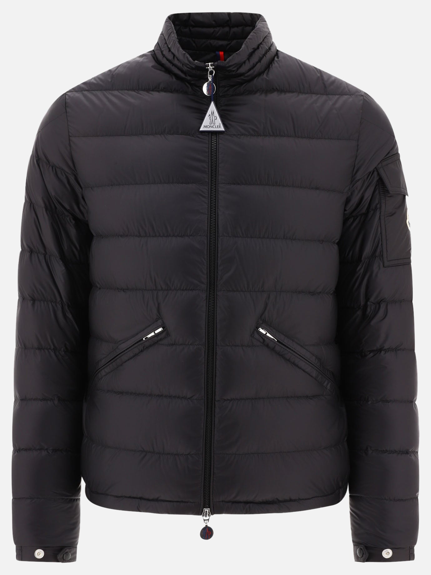 Down jackets 100% polyamide - Padding: down and feathers  Black - Moncler Men | PDP | VIETTI Online Store | thumbnail