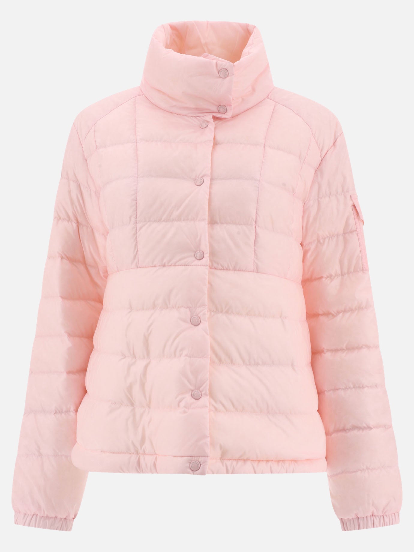 Down jackets 100% polyamide - Padding: down and feathers  Pink - Moncler Women | PDP | VIETTI Online Store | thumbnail