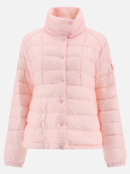 Down jackets 100% polyamide - Padding: down and feathers  Pink - Moncler Women | PLP | VIETTI Online Store 
