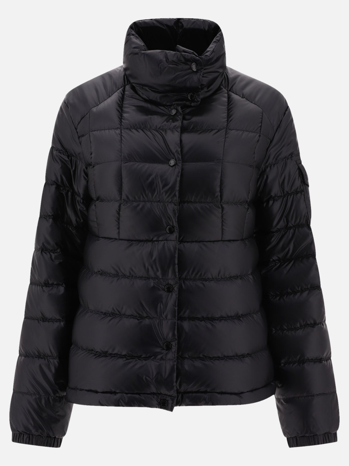 Down jackets 100% polyamide - Padding: down and feathers  Black - Moncler Women | PDP | VIETTI Online Store | thumbnail