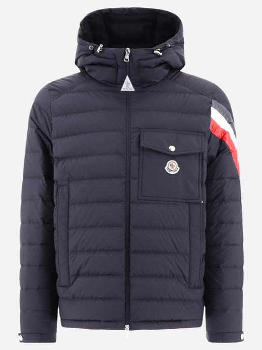 Down jackets 100% polyamide - Padding: down and feathers  Blue - Moncler Men | PLP | VIETTI Online Store 
