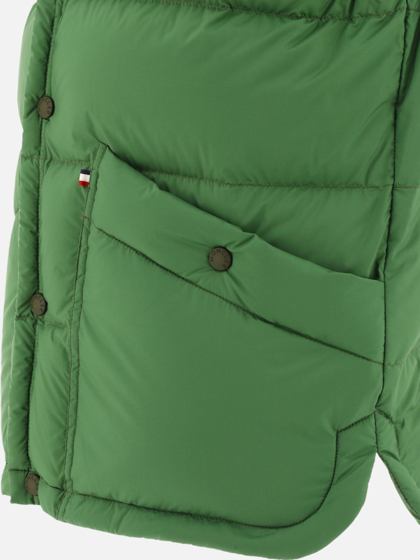 Vest jackets 100% polyamide - Padding: down and feathers  Green - Moncler Grenoble Men | PDP | VIETTI Online Store | thumbnail_4