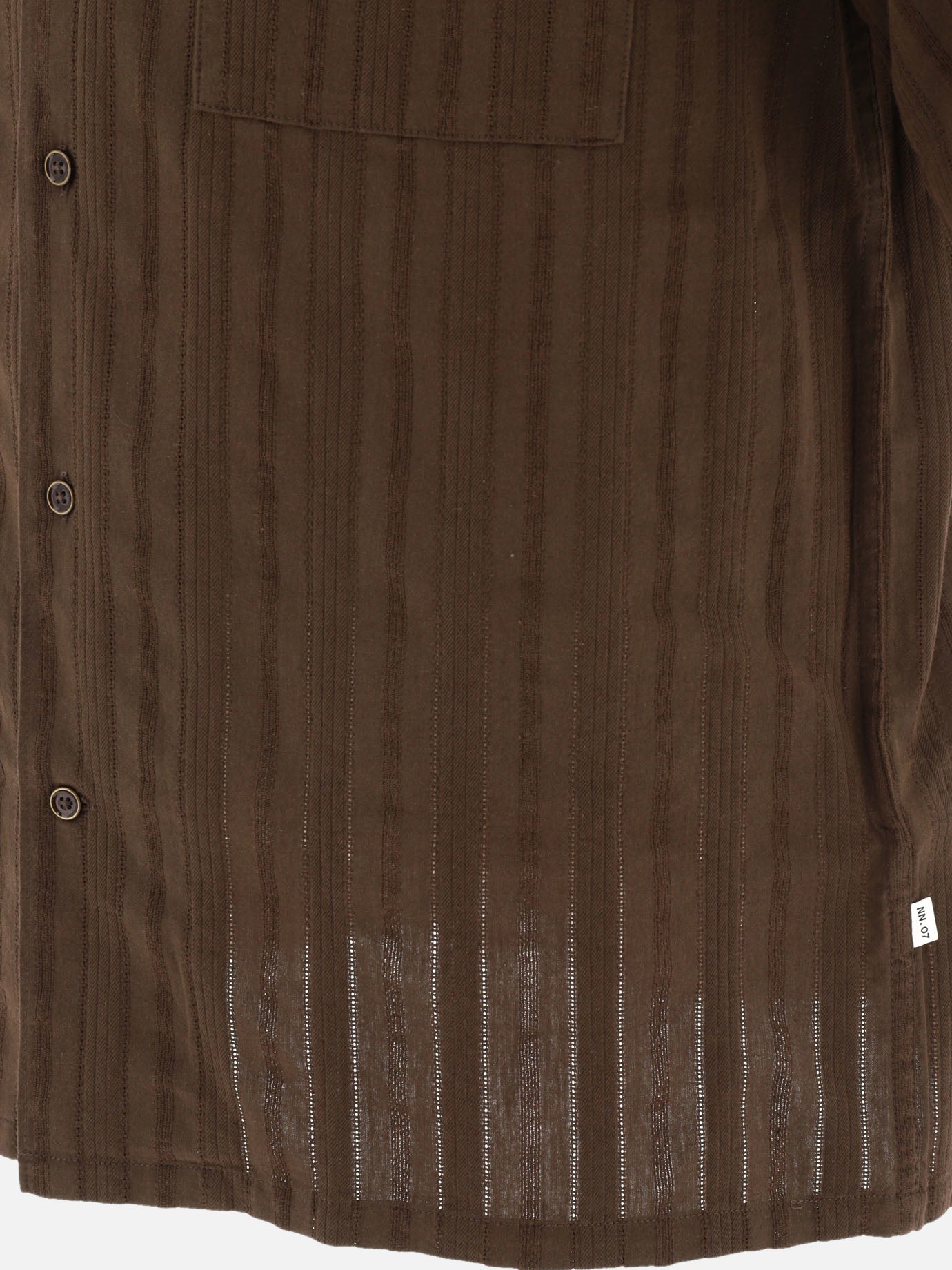 Casual shirts Solid colour  Brown - NN.07 Men | PDP | VIETTI Online Store | thumbnail_4