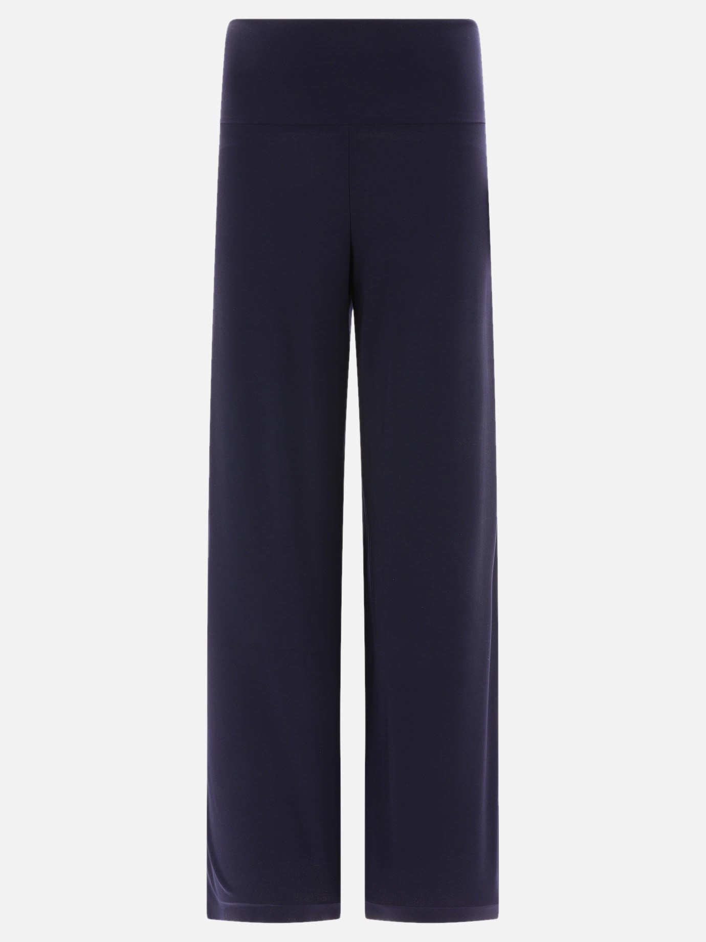Leisure trousers 95% polyester 5% elastane  Blue - Norma Kamali Women | PDP | VIETTI Online Store | Zoom-Modal
