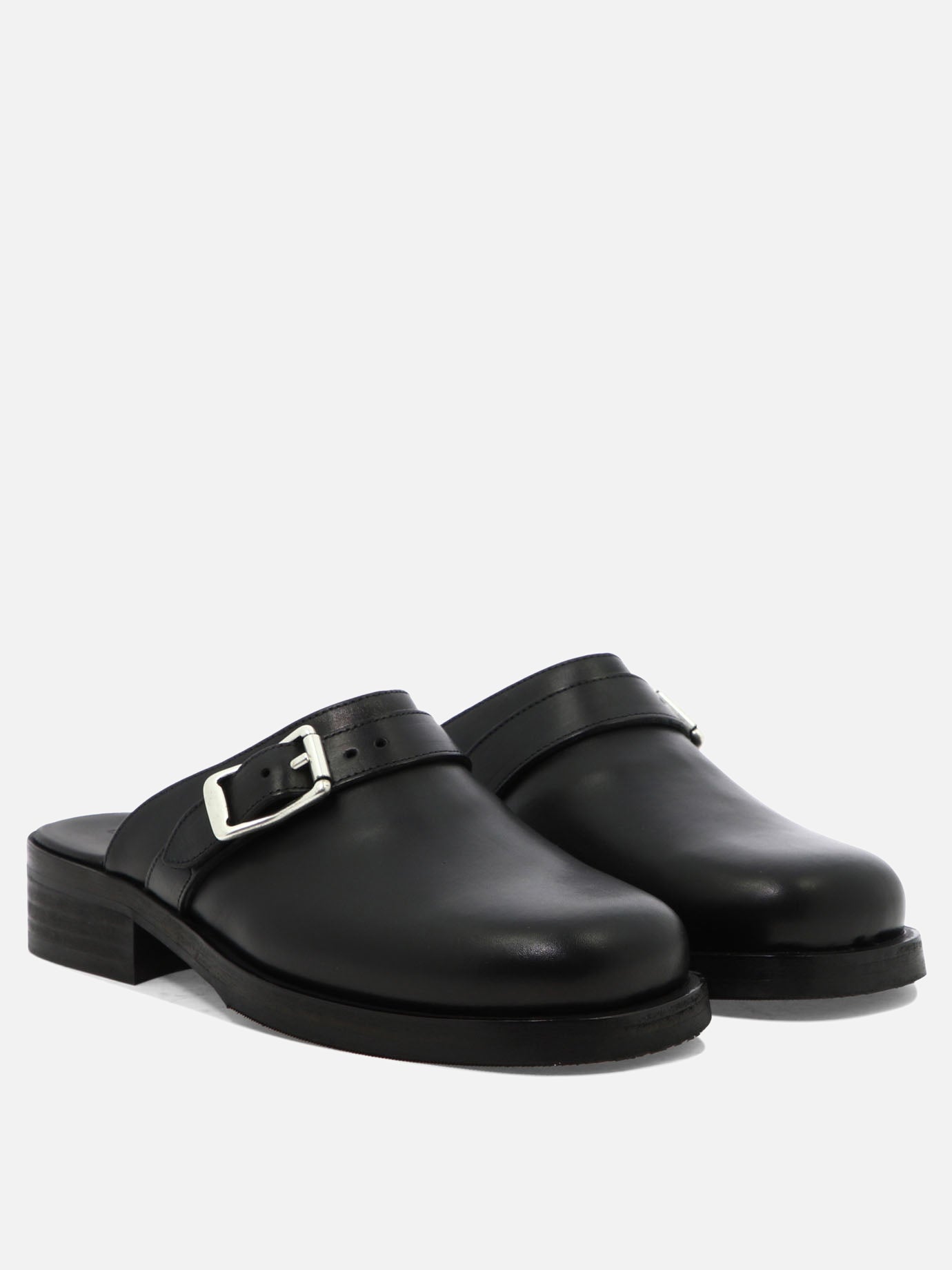 Slippers 100% leather - 100% rubber  Black - Our Legacy Men | PDP | VIETTI Online Store | thumbnail_2