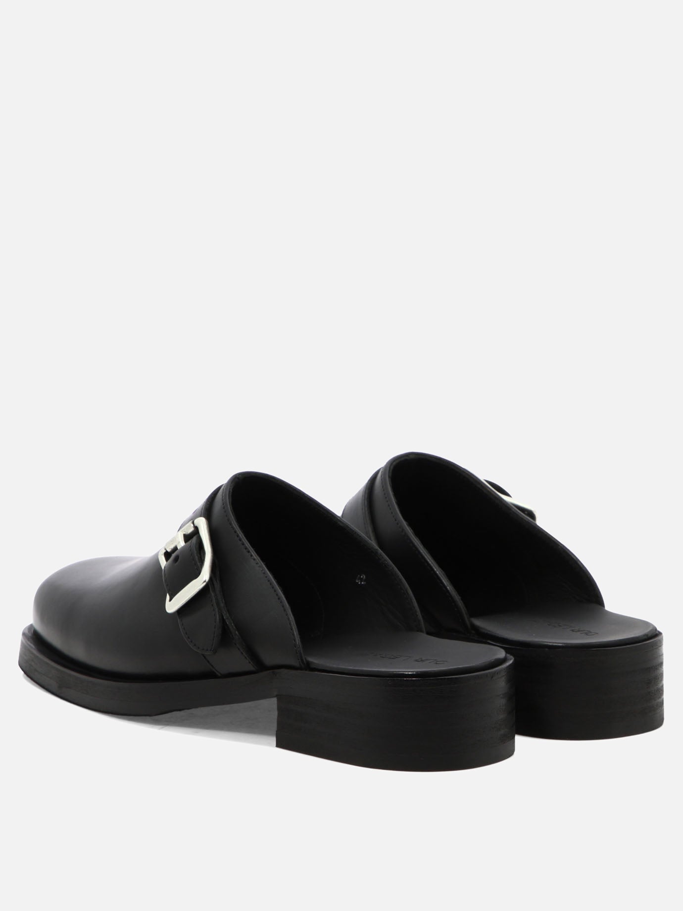 Slippers 100% leather - 100% rubber  Black - Our Legacy Men | PDP | VIETTI Online Store | Zoom-Modal_4
