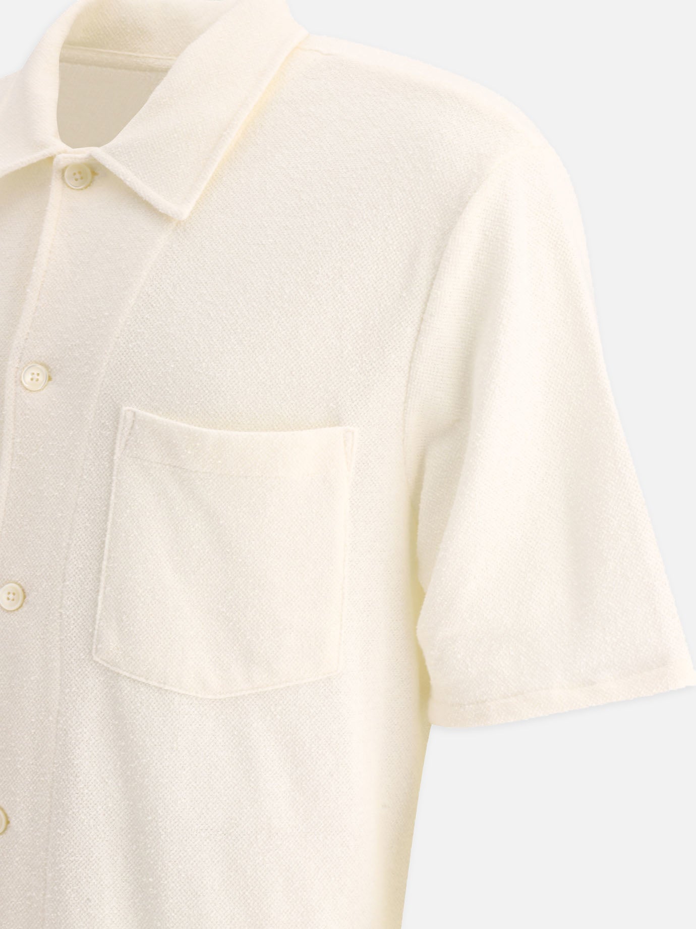 Casual shirts 49% cotton 27% polyester 24% polyamide  White - Our Legacy Men | PDP | VIETTI Online Store | Zoom-Modal_4
