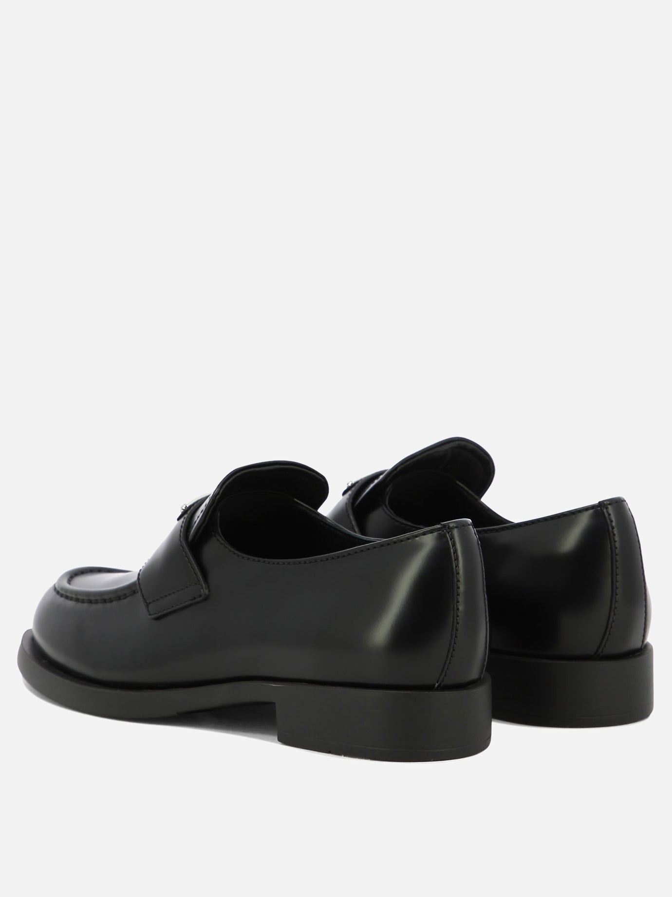 Loafers 100% leather - 100% leather  Black - Prada Women | PDP | VIETTI Online Store | thumbnail_4