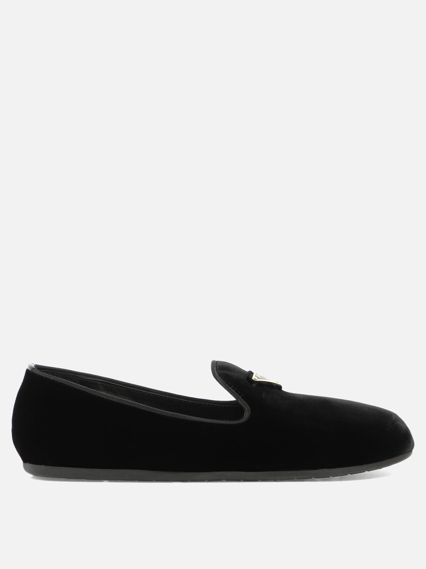 Loafers 100% cotton - 100% rubber  Black - Prada Women | PDP | VIETTI Online Store | thumbnail