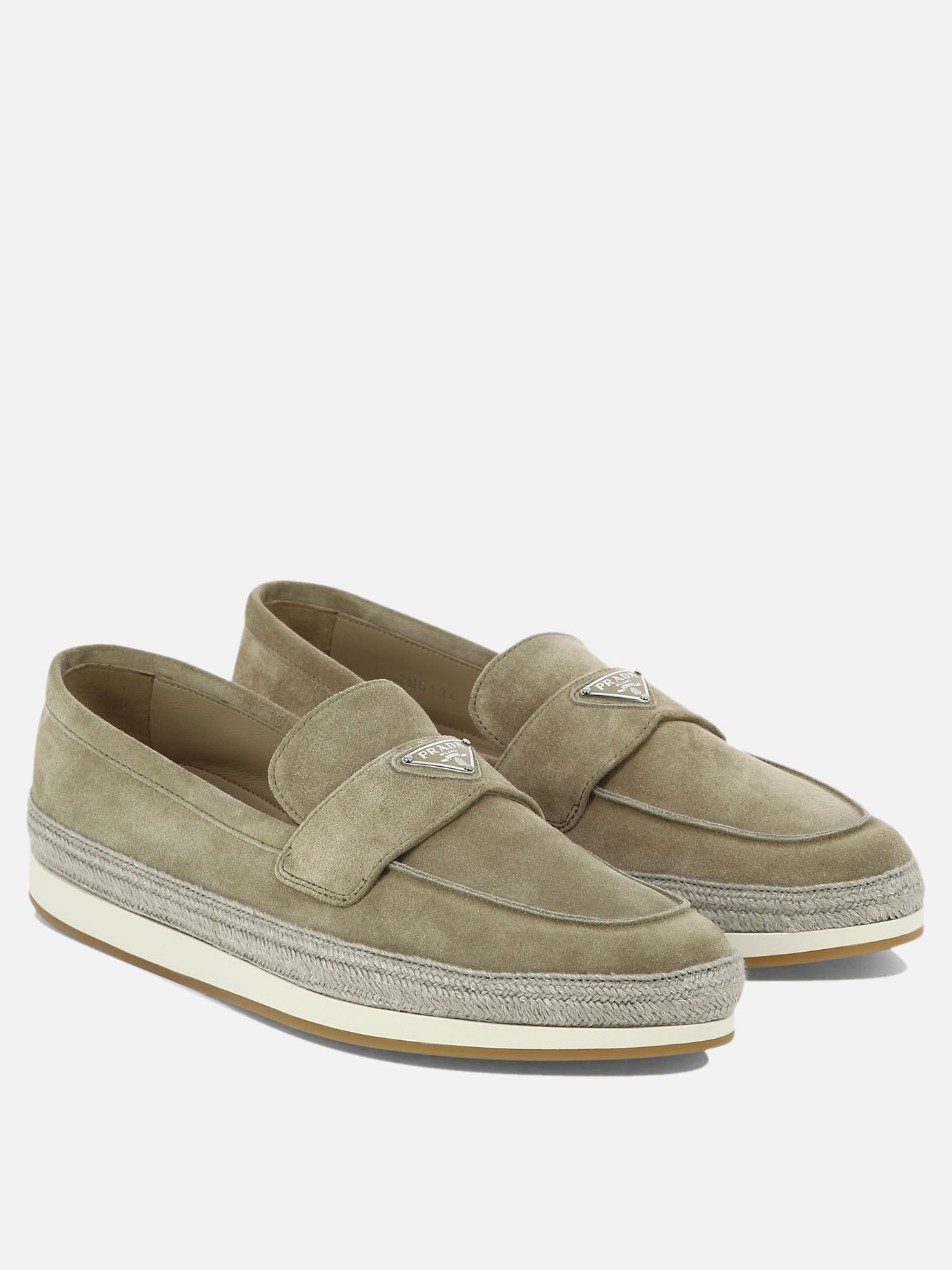 Loafers 100% suede - 100% rubber  Beige - Prada Men | PDP | VIETTI Online Store | Zoom-Modal_2
