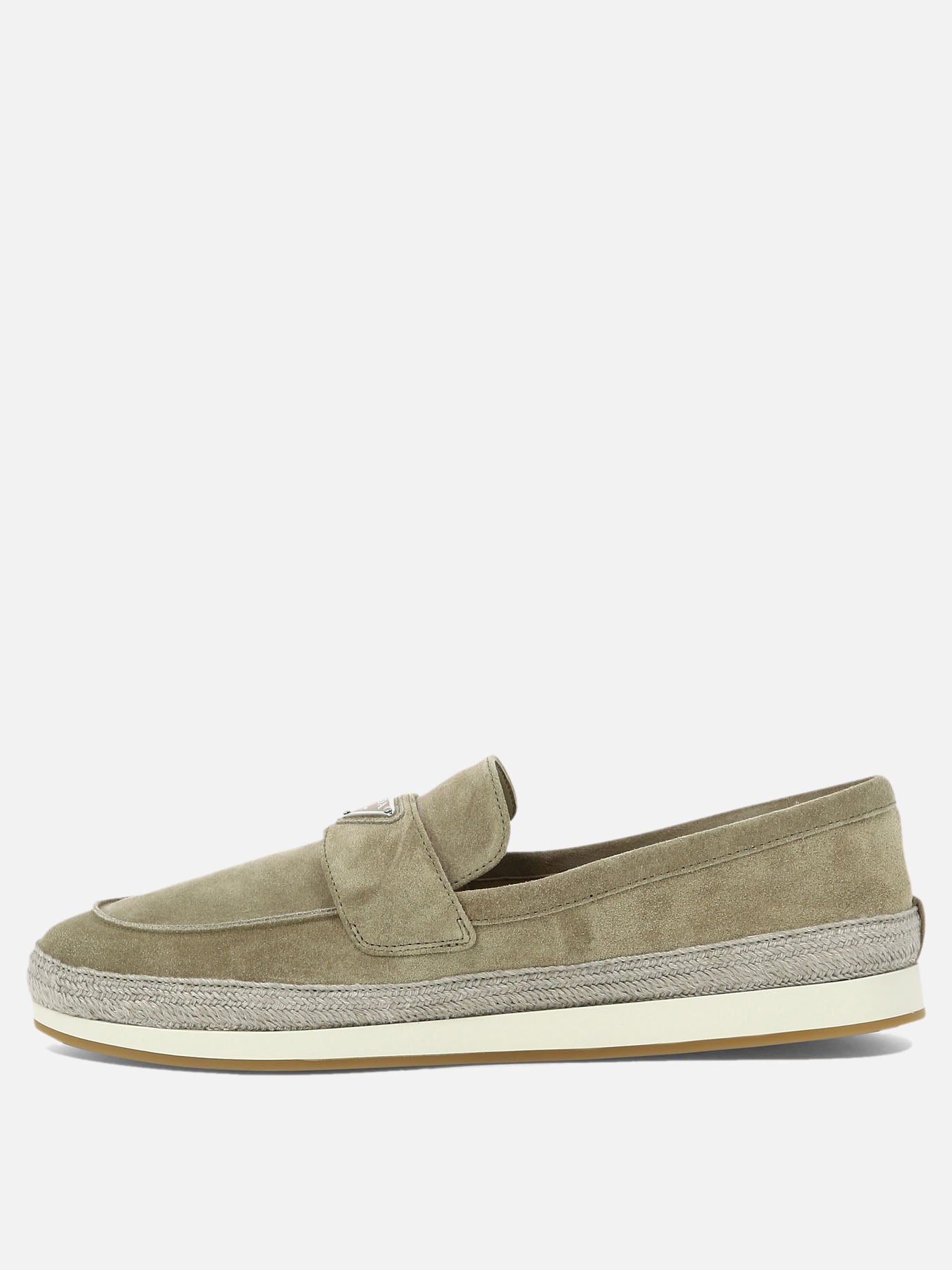 Loafers 100% suede - 100% rubber  Beige - Prada Men | PDP | VIETTI Online Store | thumbnail_3