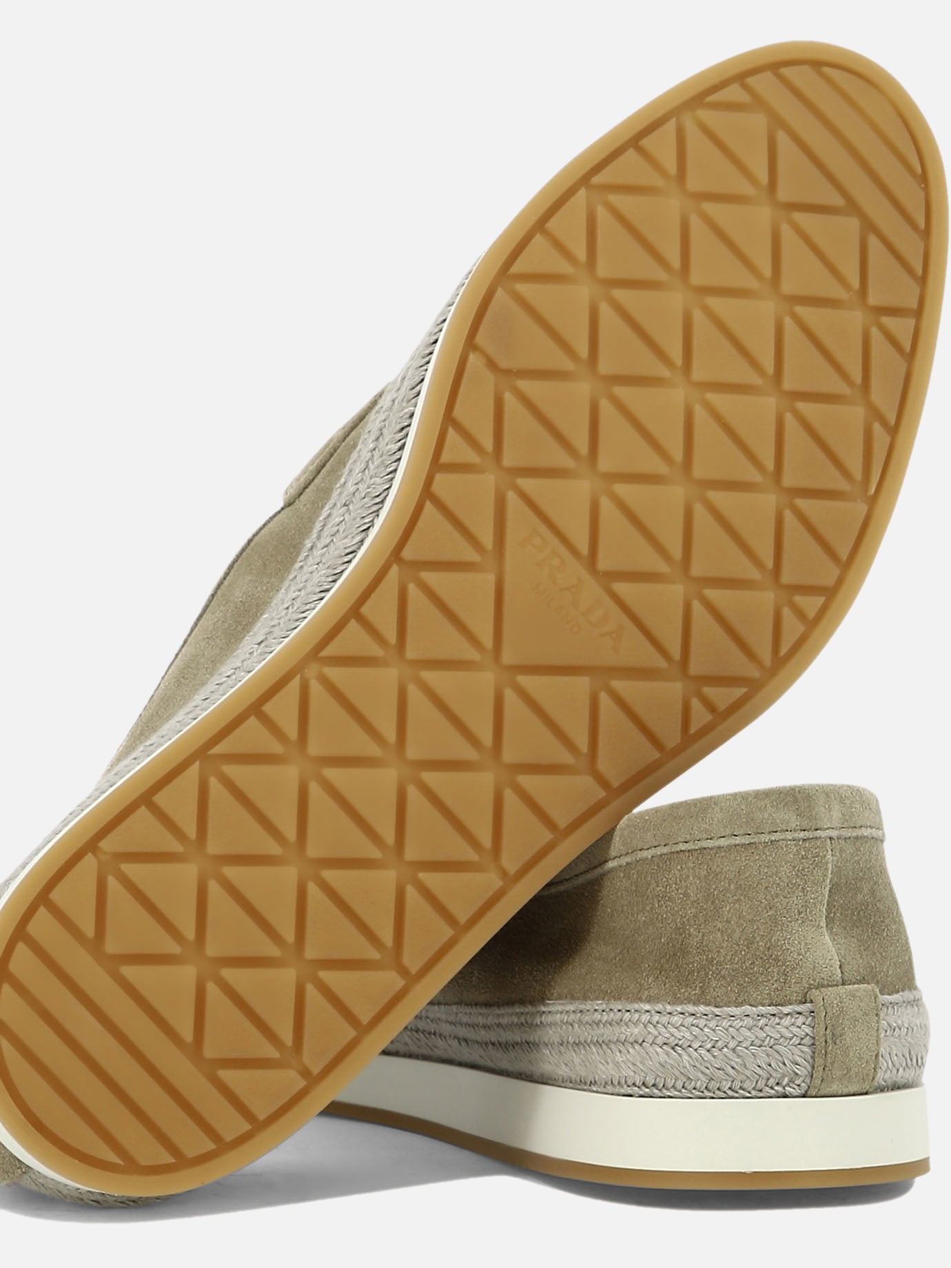 Loafers 100% suede - 100% rubber  Beige - Prada Men | PDP | VIETTI Online Store | thumbnail_5