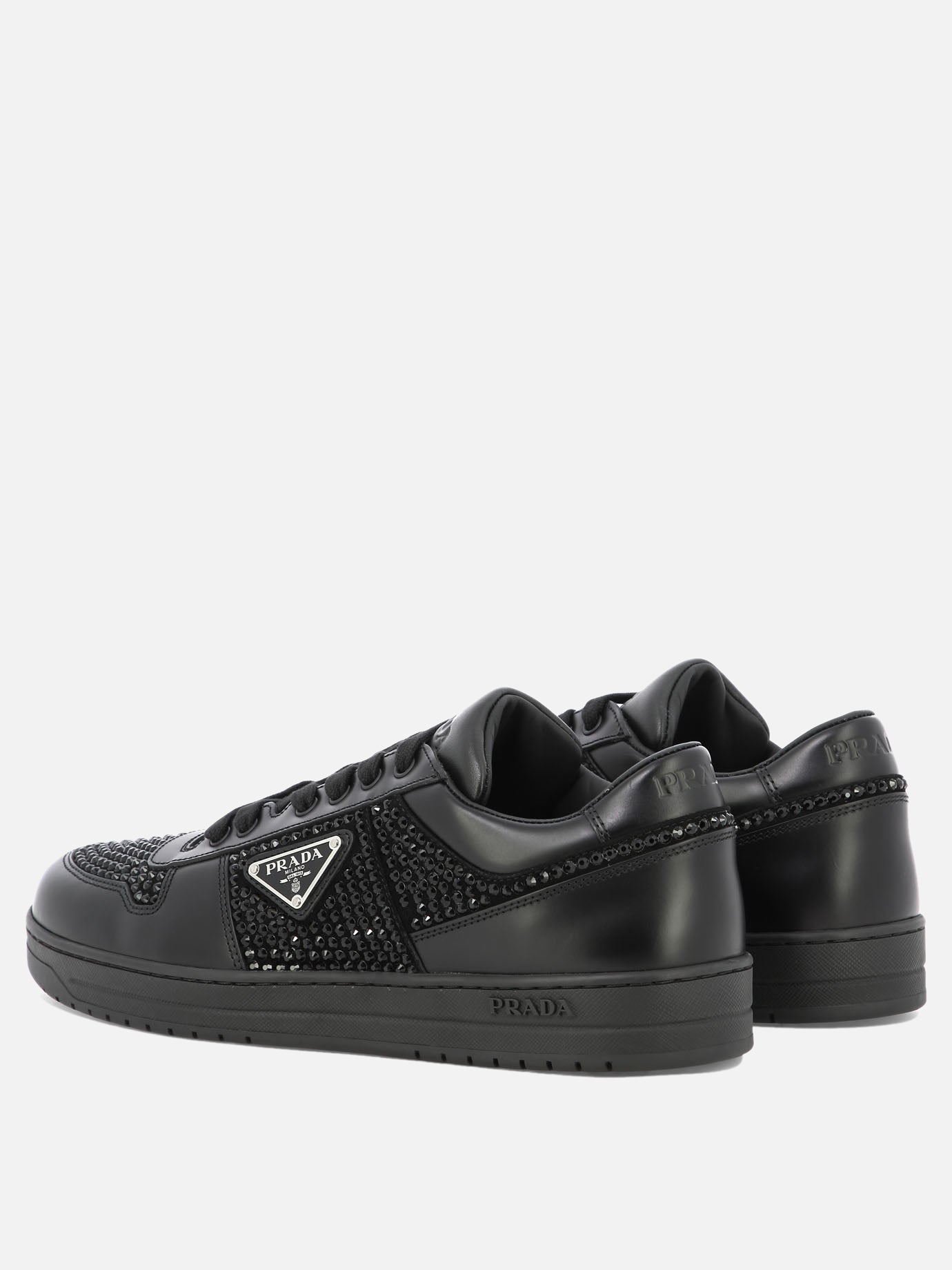 Low top sneakers 100% leather - 100% rubber  Black - Prada Men | PDP | VIETTI Online Store | Zoom-Modal_4
