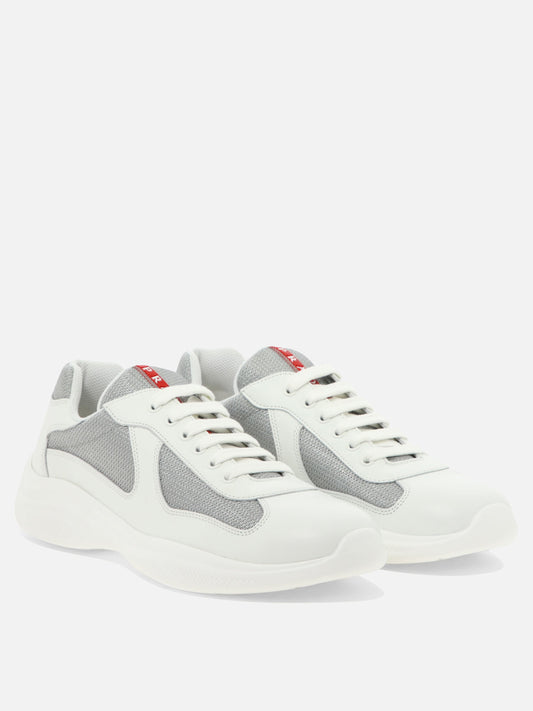 Low top sneakers 100% lamb leather - 100% rubber  White - Prada Men | PLP | VIETTI Online Store | 2
