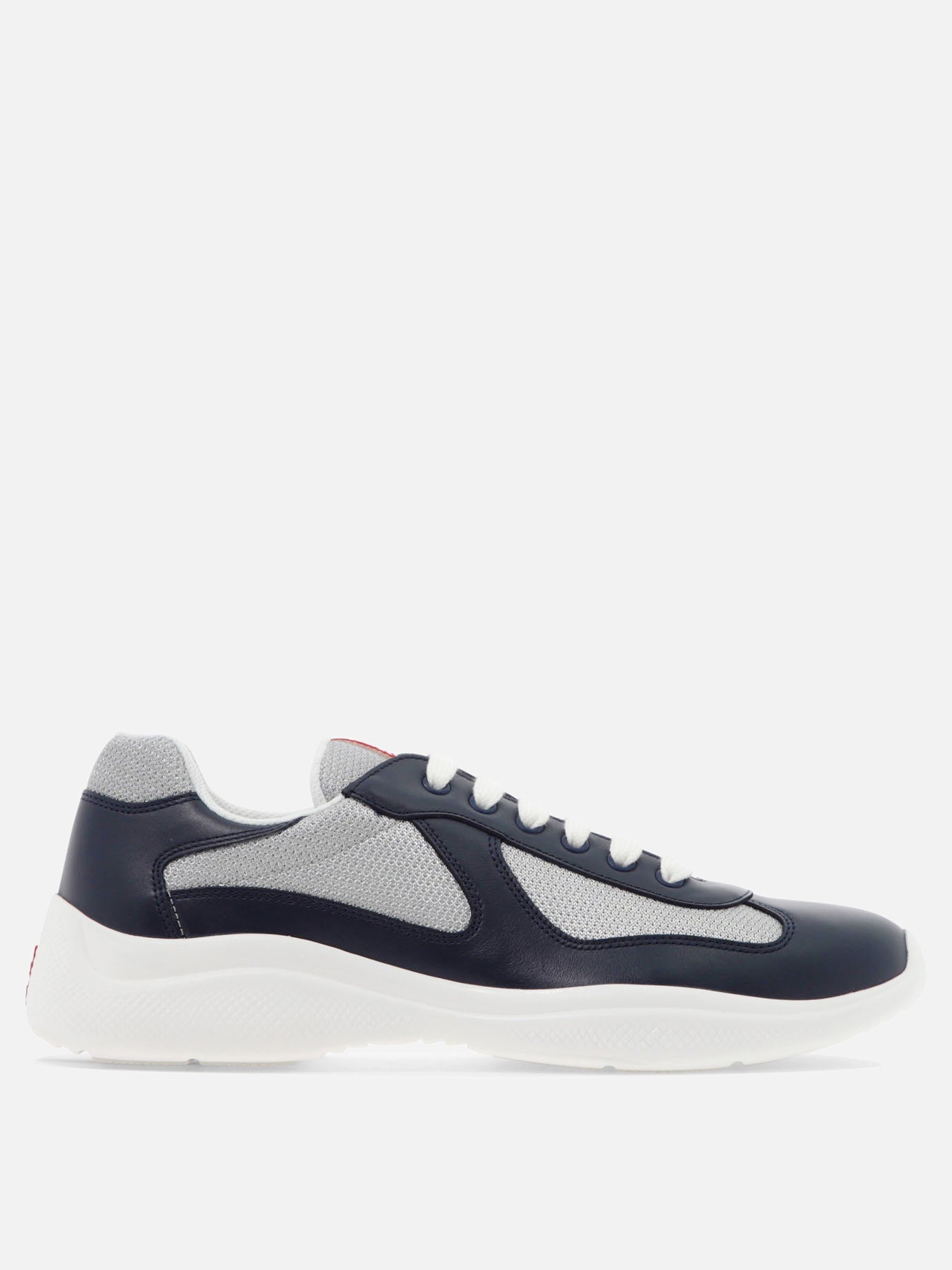 Low top sneakers 100% lamb leather - 100% rubber  Blue - Prada Men | PDP | VIETTI Online Store | thumbnail