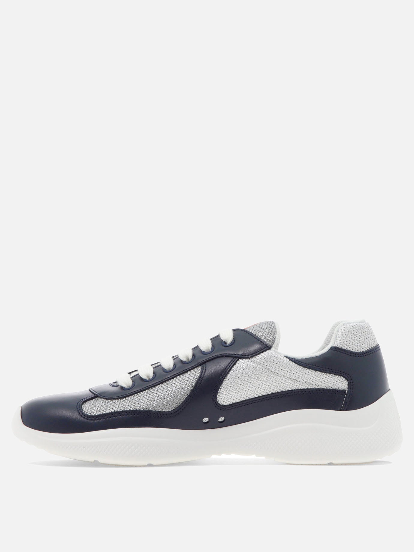 Low top sneakers 100% lamb leather - 100% rubber  Blue - Prada Men | PDP | VIETTI Online Store | Zoom-Modal_3
