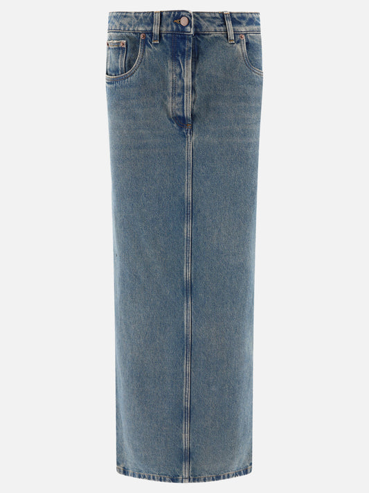 Long skirts 100% cotton  Blue - Prada Women | PLP | VIETTI Online Store 
