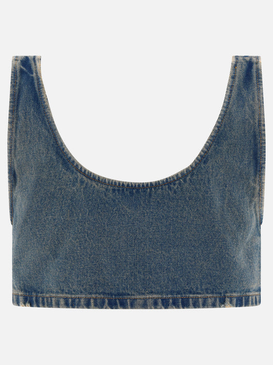 Crop tops 100% cotton  Blue - Prada Women | PLP | VIETTI Online Store | 2
