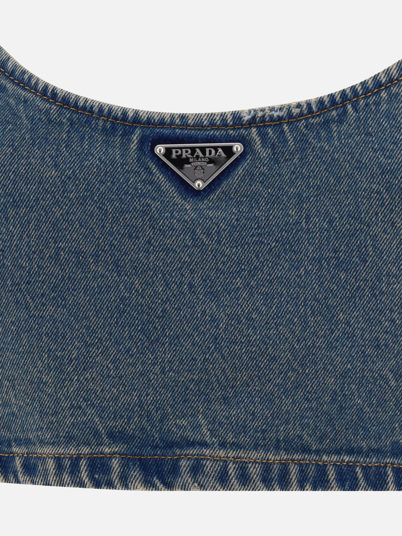 Crop tops 100% cotton  Blue - Prada Women | PDP | VIETTI Online Store | Zoom-Modal_3
