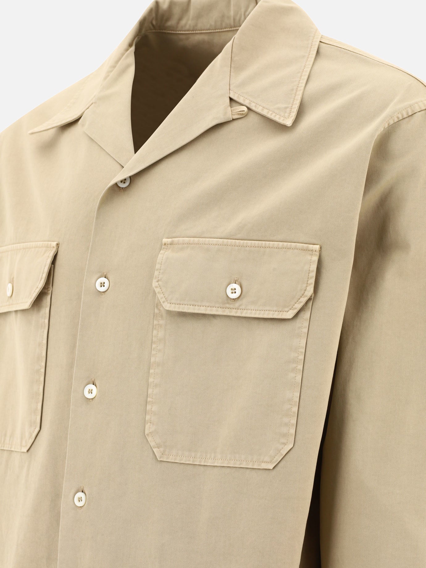 Casual shirts 100% cotton  Beige - Prada Men | PDP | VIETTI Online Store | thumbnail_4