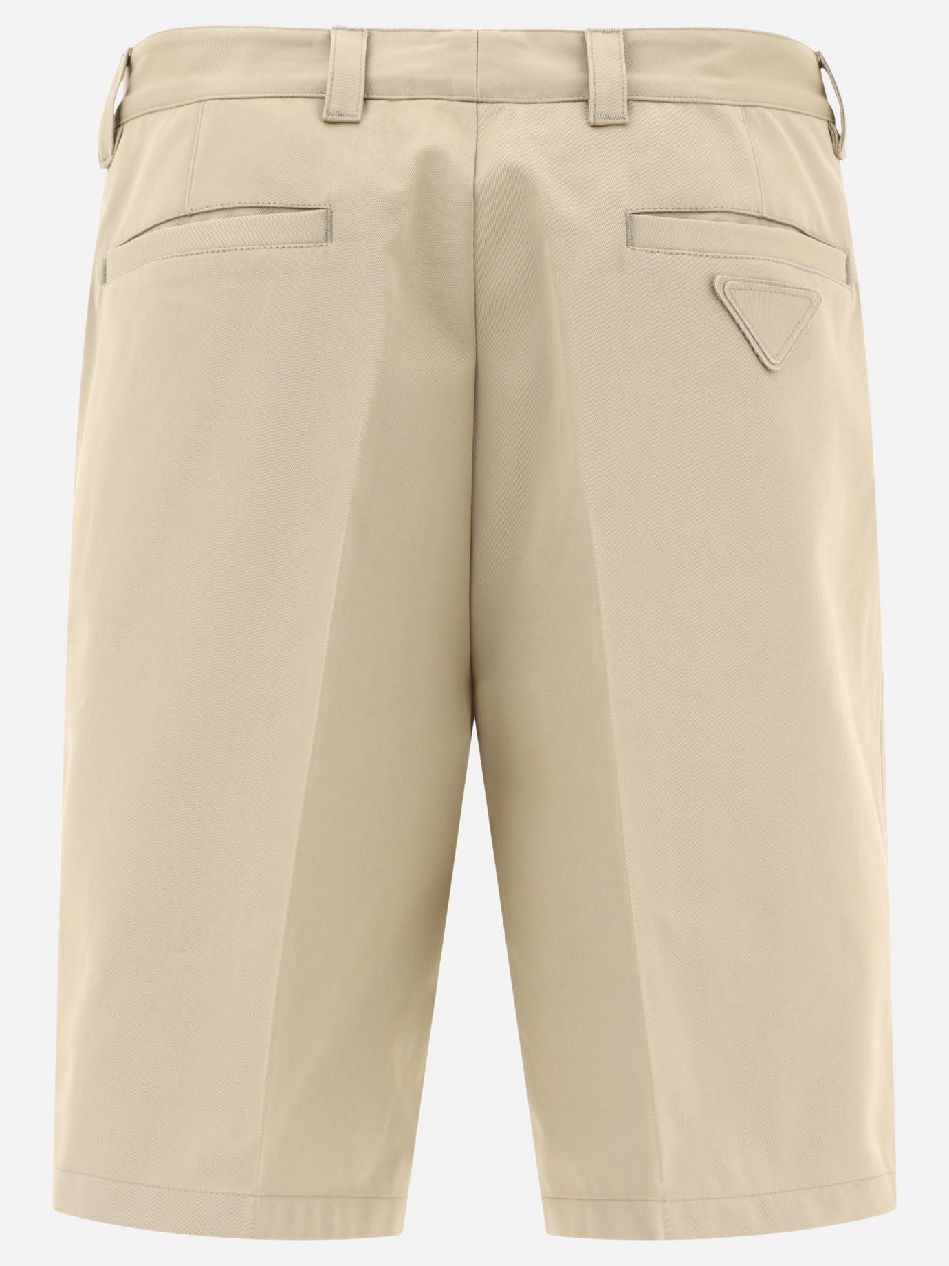 Formal shorts 100% cotton  Beige - Prada Men | PDP | VIETTI Online Store | Zoom-Modal_2
