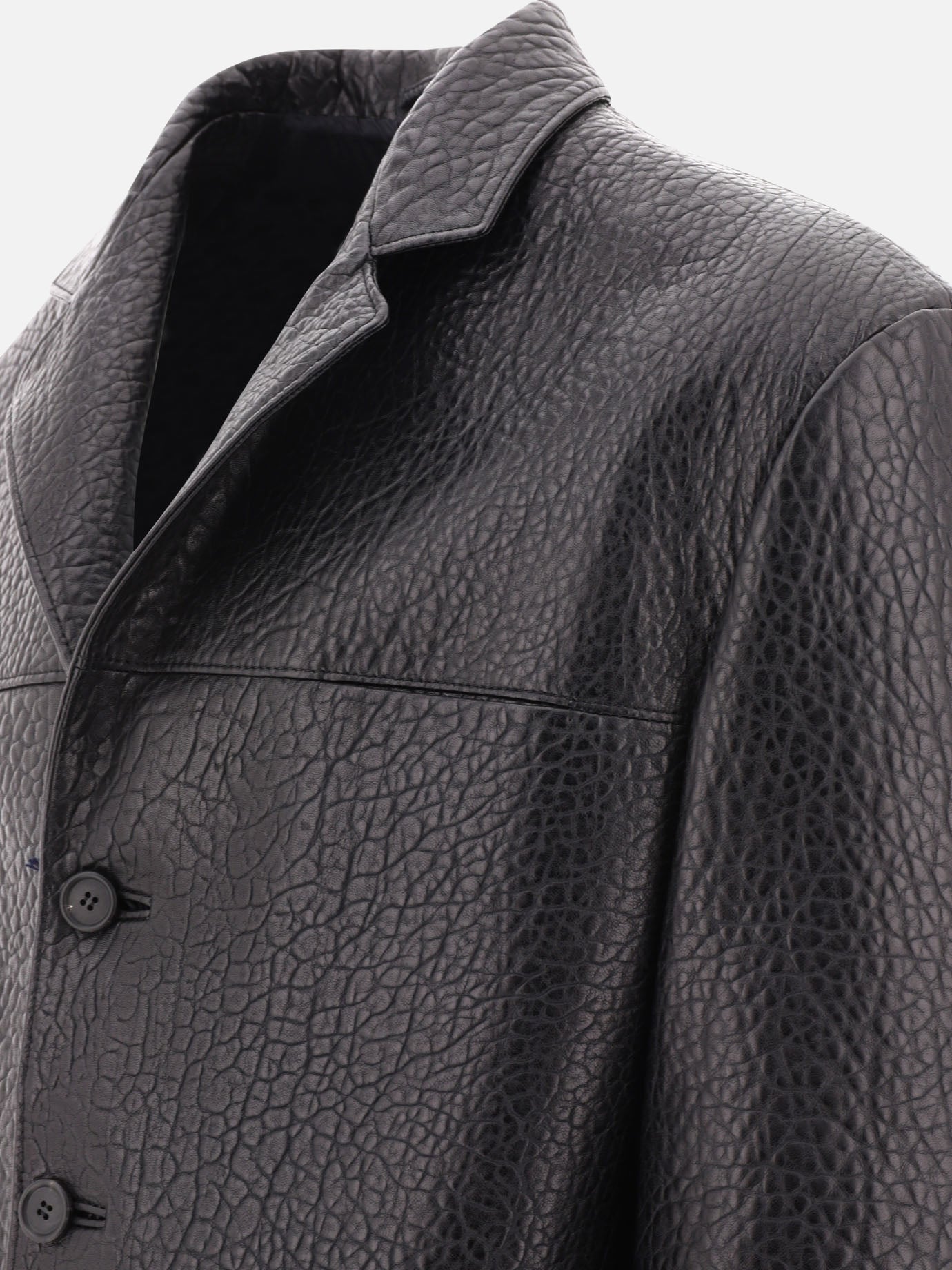 Leather jackets 100% lamb leather  Black - Prada Men | PDP | VIETTI Online Store | thumbnail_4