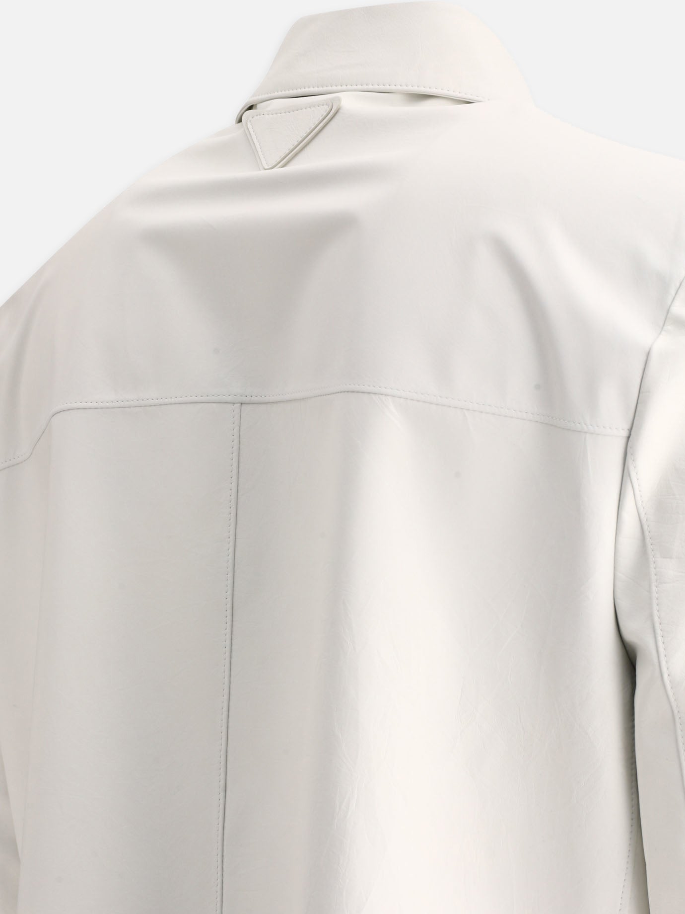 Leather jackets 100% leather  White - Prada Men | PDP | VIETTI Online Store | thumbnail_4