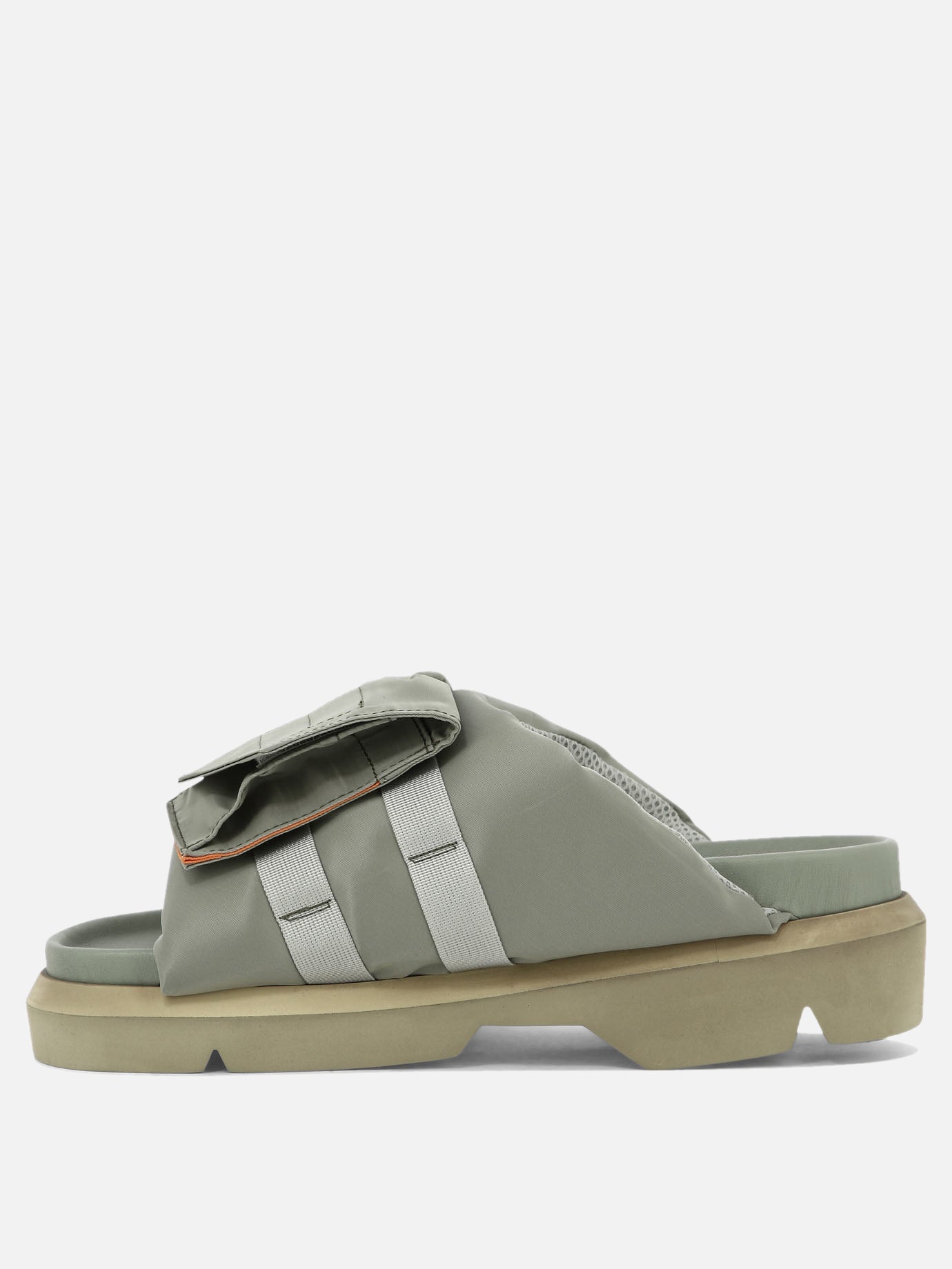 Casual sandals 100% nylon - 100% rubber  Green - Sacai Men | PDP | VIETTI Online Store | thumbnail_3