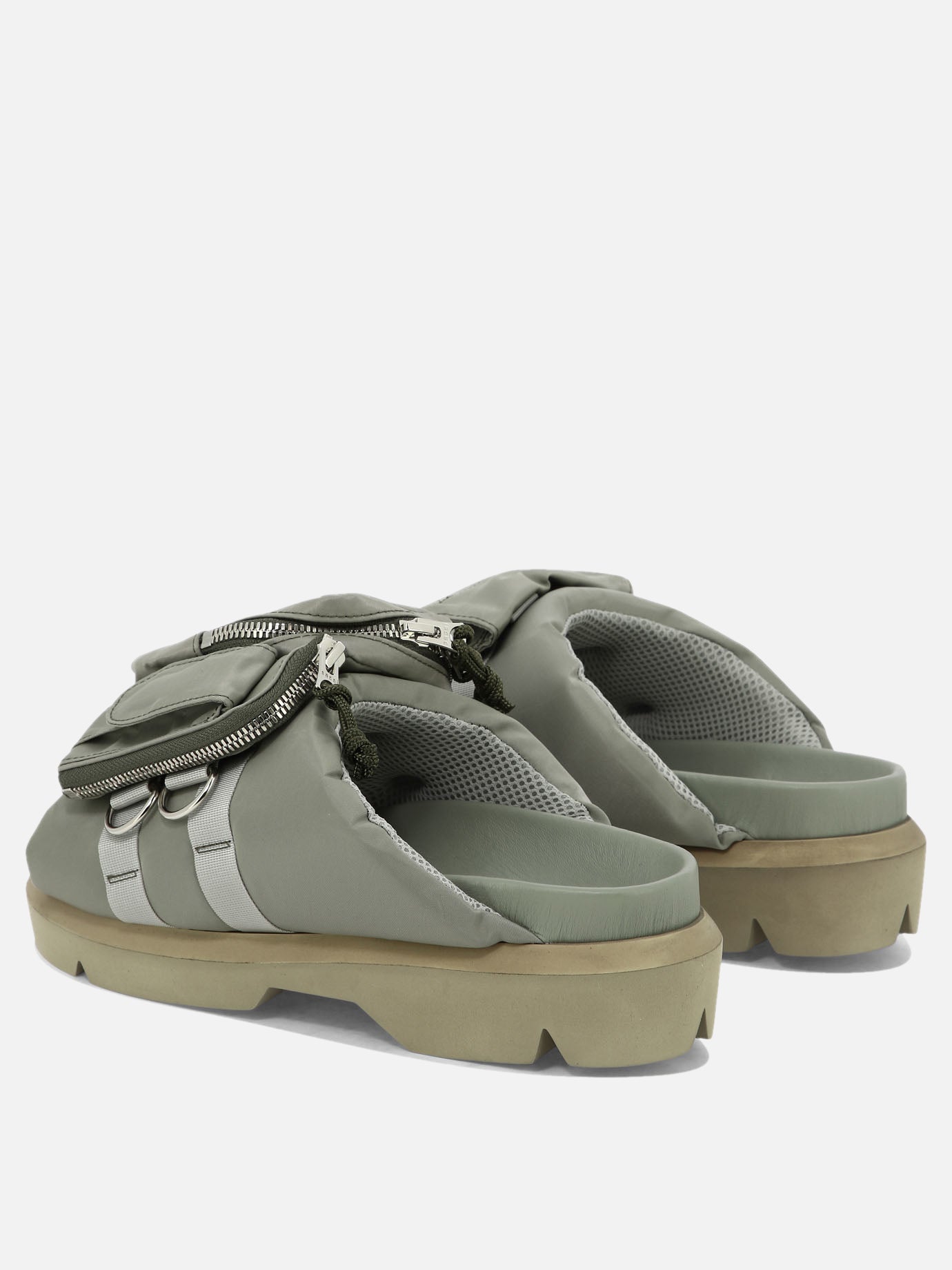 Casual sandals 100% nylon - 100% rubber  Green - Sacai Men | PDP | VIETTI Online Store | thumbnail_4