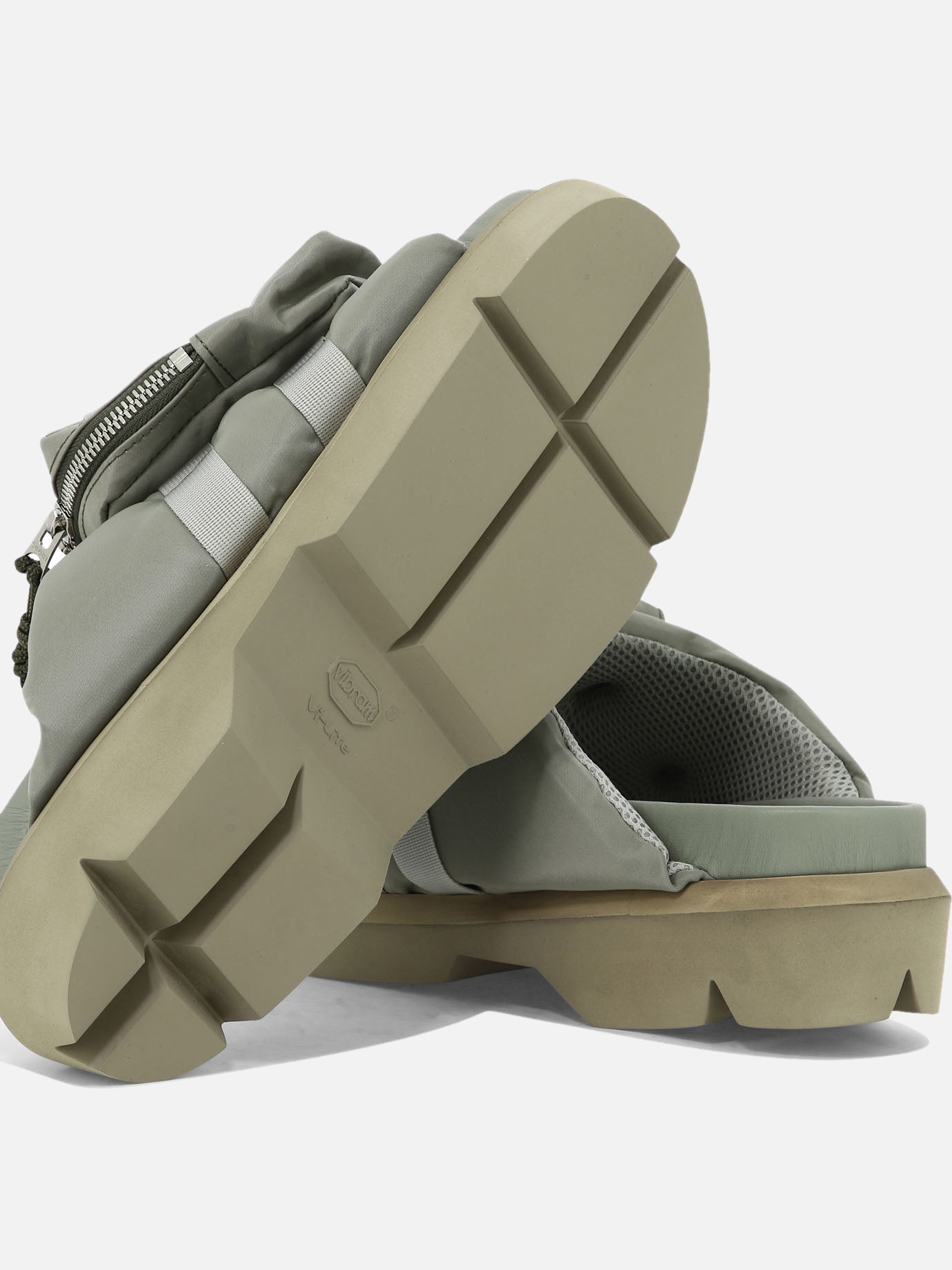 Casual sandals 100% nylon - 100% rubber  Green - Sacai Men | PDP | VIETTI Online Store | thumbnail_5