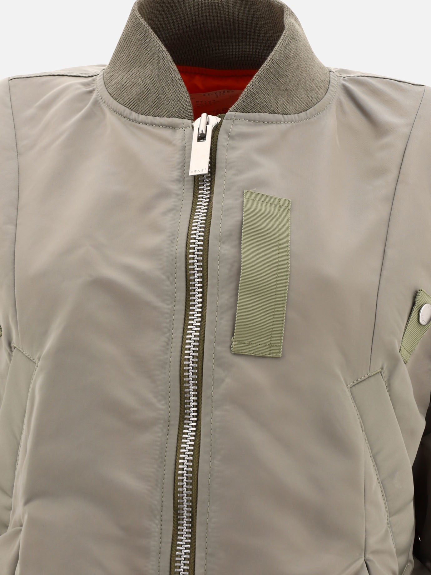 Bomber jackets 100% nylon  Green - Sacai Women | PDP | VIETTI Online Store | Zoom-Modal_3
