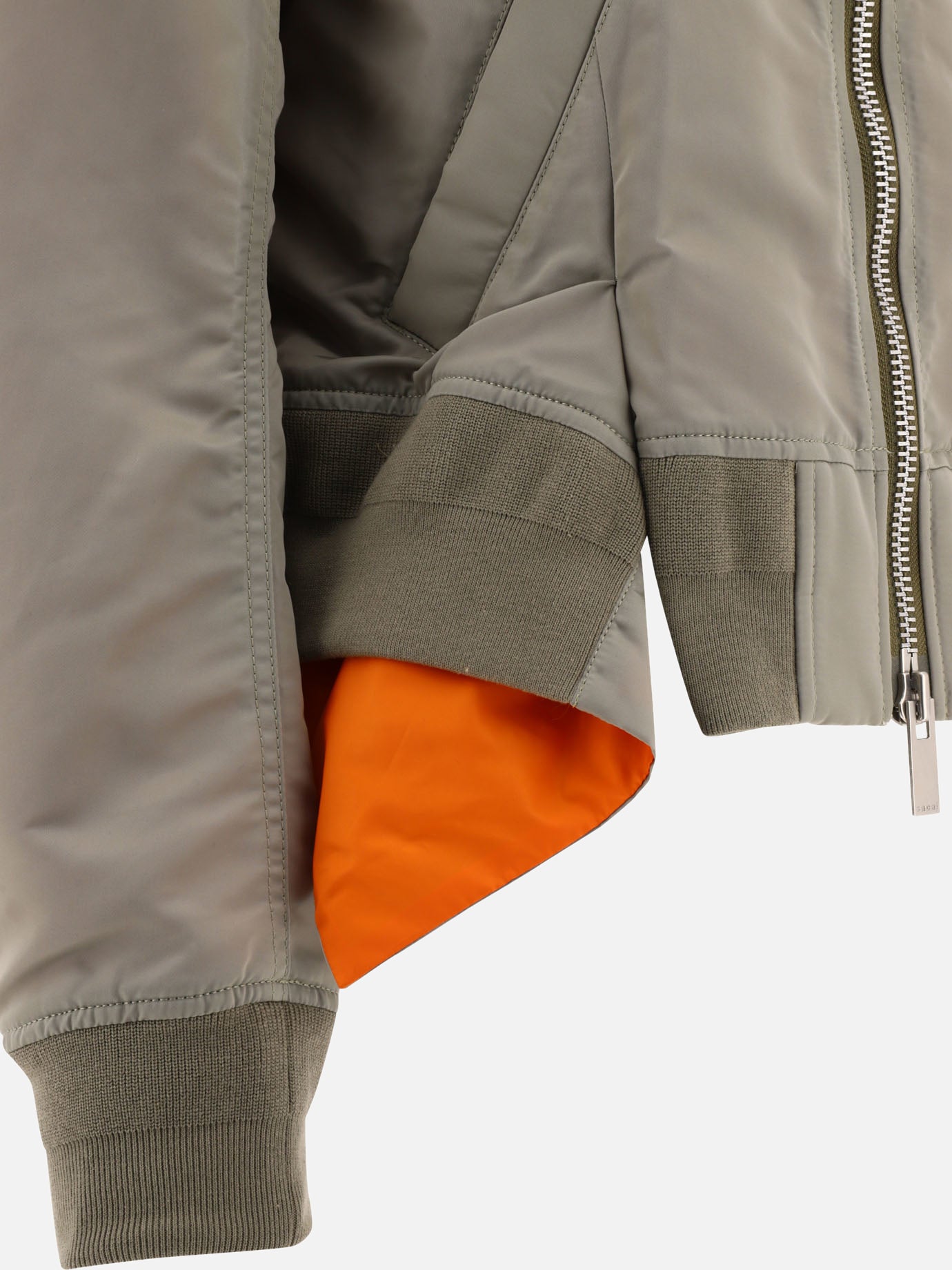 Bomber jackets 100% nylon  Green - Sacai Women | PDP | VIETTI Online Store | Zoom-Modal_4
