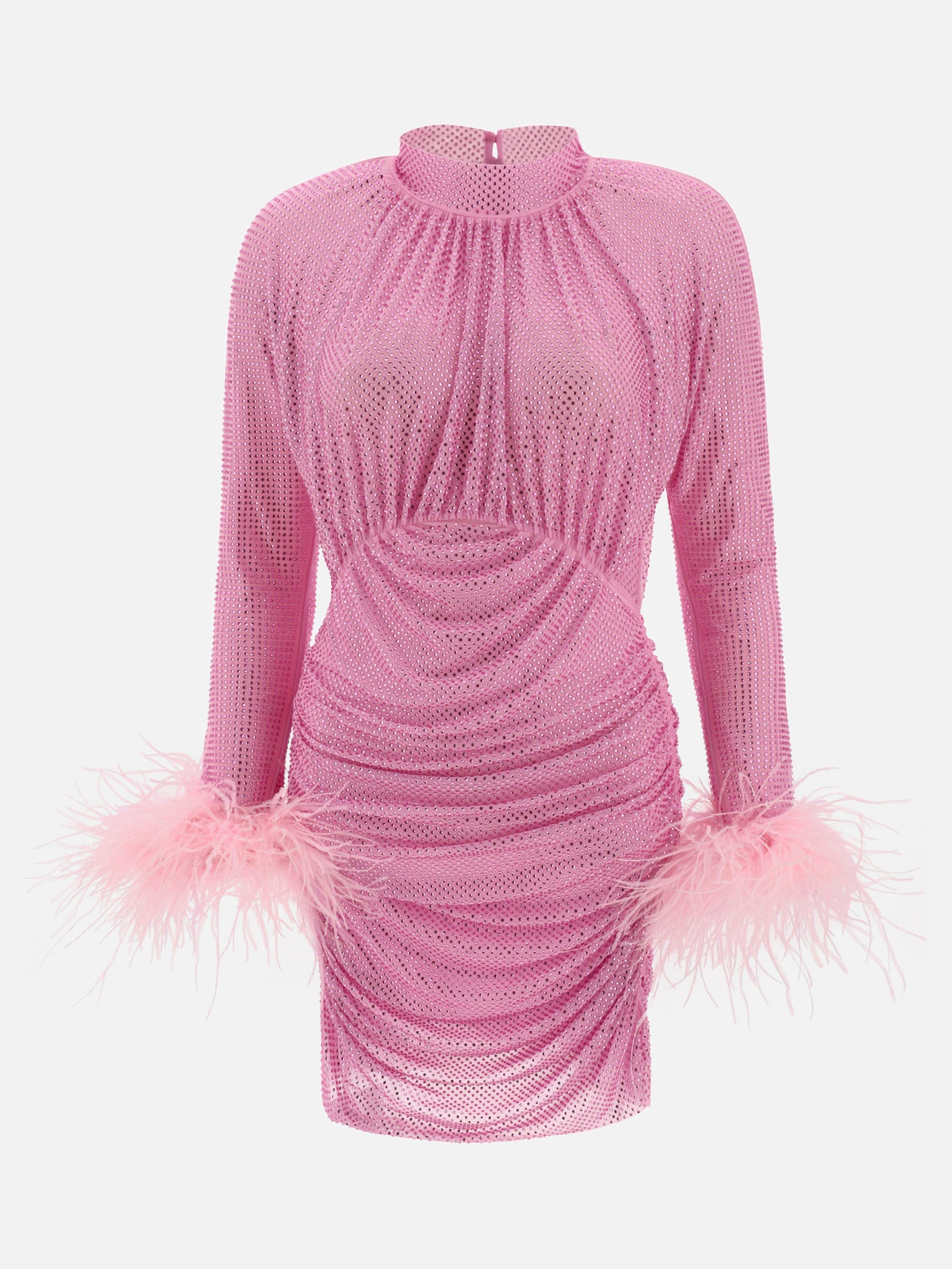 Mini dresses 96% polyester 4% elastane  Pink - Self-portrait Women | PDP | VIETTI Online Store | Zoom-Modal
