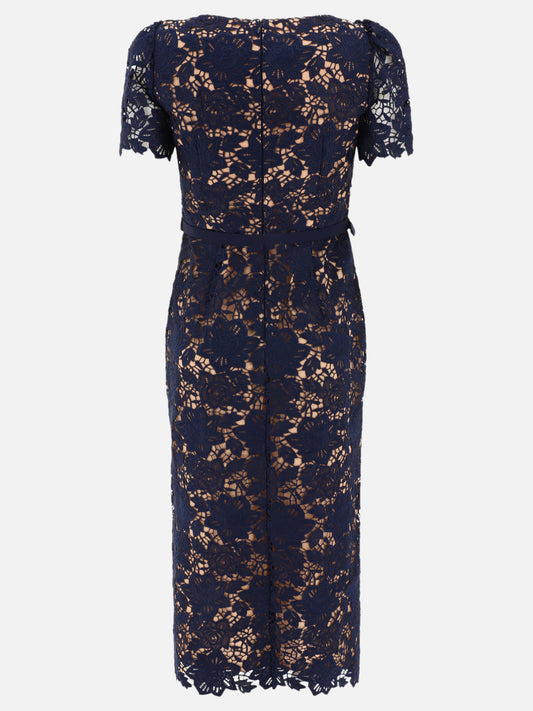 Midi dresses 100% polyester  Blue - Self-portrait Women | PLP | VIETTI Online Store | 2
