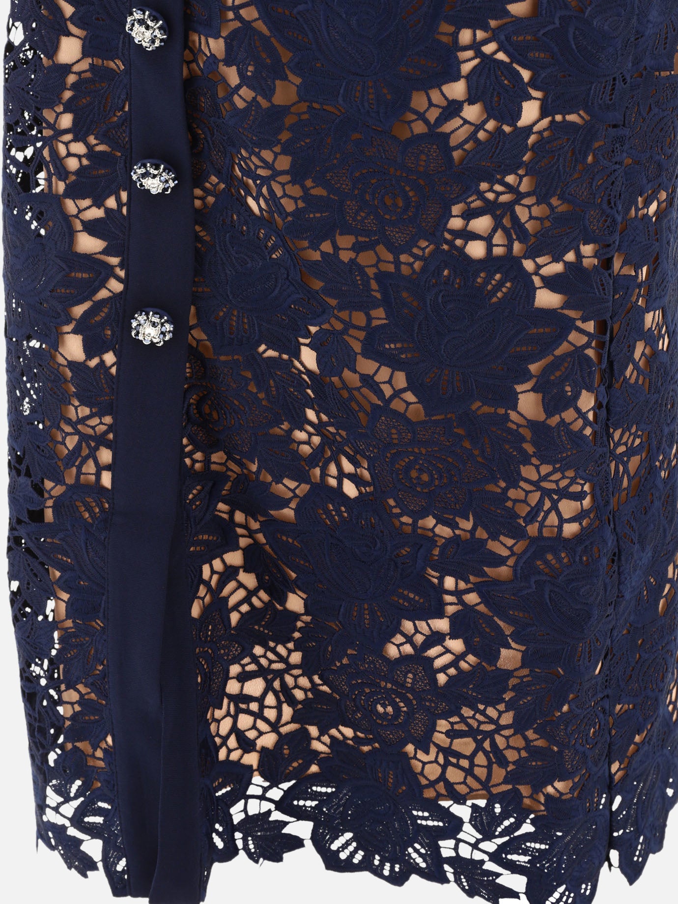 Midi dresses 100% polyester  Blue - Self-portrait Women | PDP | VIETTI Online Store | Zoom-Modal_4
