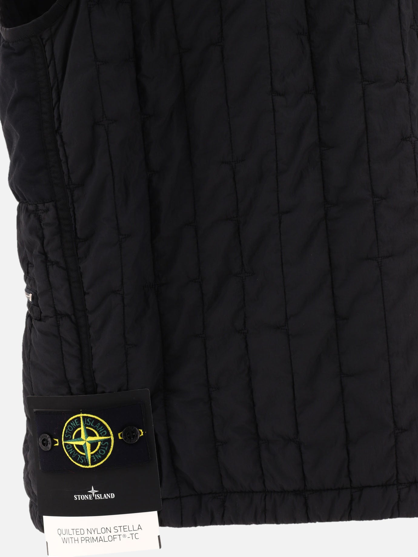 Vest jackets 100% polyamide - Padding: polyester  Black - Stone Island Men | PDP | VIETTI Online Store | thumbnail_4