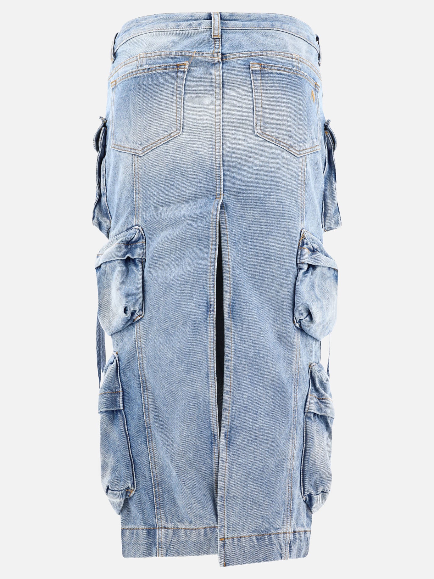 Midi skirts 100% cotton  Blue - The Attico Women | PDP | VIETTI Online Store | Zoom-Modal_2
