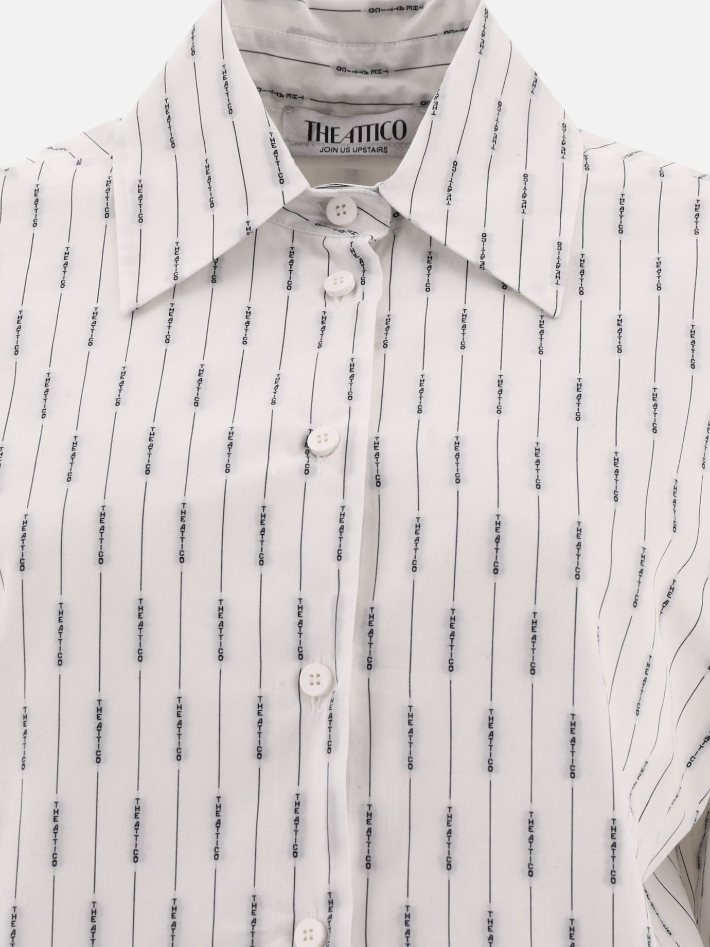 Mini dresses 100% cotton  White - The Attico Women | PDP | VIETTI Online Store | thumbnail_3