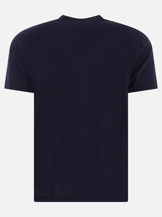 Crewneck t-shirts Solid colour  Blue - Tom Ford Men | PLP | VIETTI Online Store | 2
