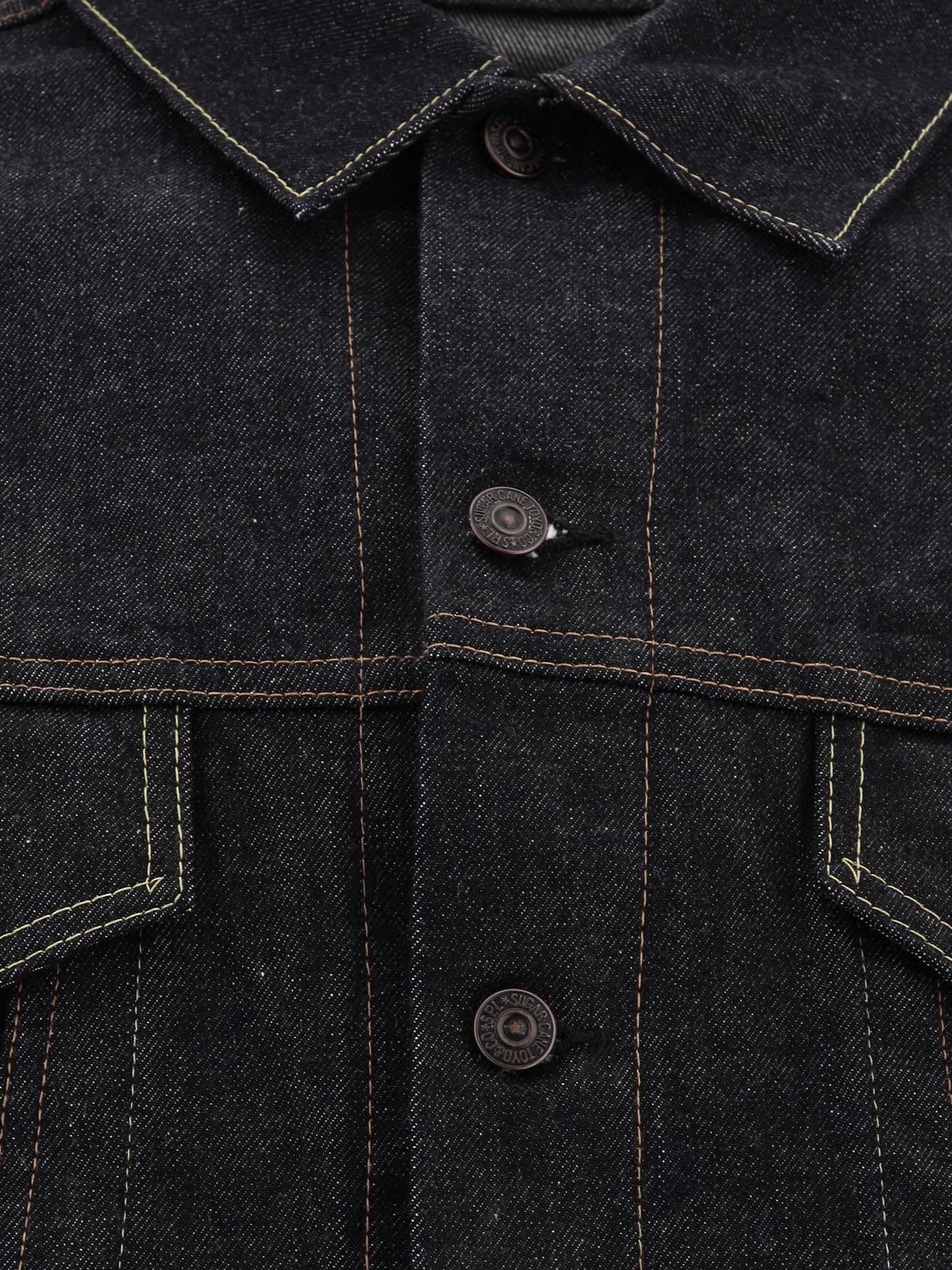 Denim jackets Solid colour  Blue - Sugar Cane Men | PDP | VIETTI Online Store | Zoom-Modal_3
