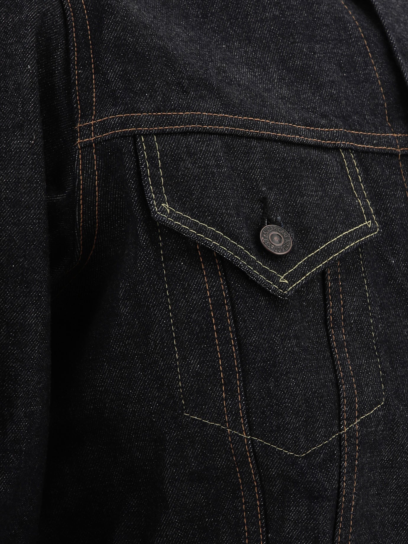 Denim jackets Solid colour  Blue - Sugar Cane Men | PDP | VIETTI Online Store | thumbnail_4