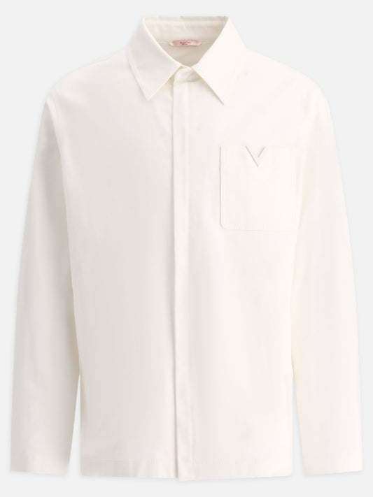 Overshirt jackets 100% cotton  White - Valentino Men | PLP | VIETTI Online Store 
