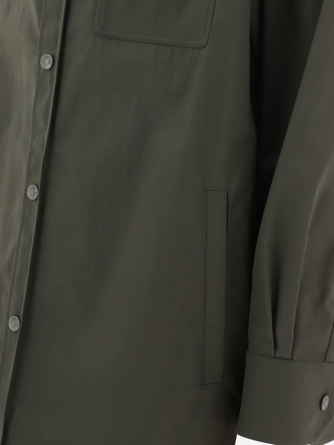Overshirt jackets 4V3CIA9ACKV  Green - Valentino Men | PDP | VIETTI Online Store | Zoom-Modal_4
