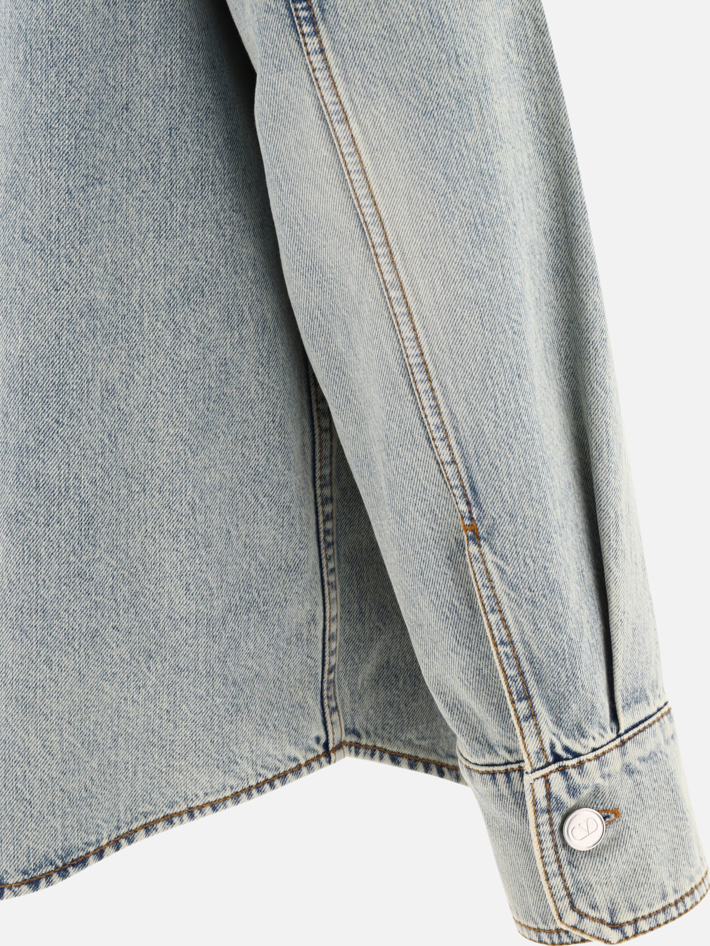 Denim jackets 100% cotton  Light blue - Valentino Men | PDP | VIETTI Online Store | thumbnail_4