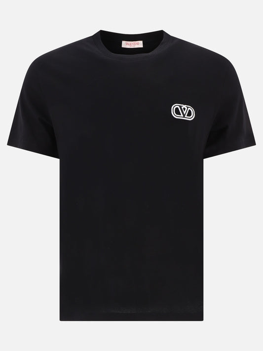 Crewneck t-shirts 100% cotton  Black - Valentino Men | PLP | VIETTI Online Store 
