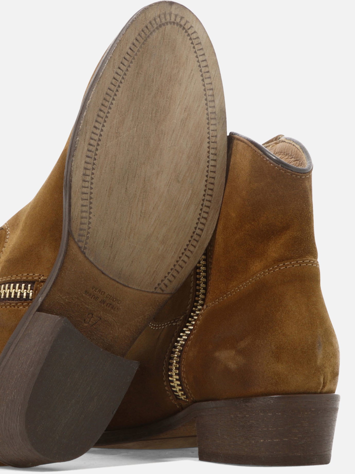 Cowboy 100% suede - 100% leather  Brown - Via Roma 15 Women | PDP | VIETTI Online Store | thumbnail_5