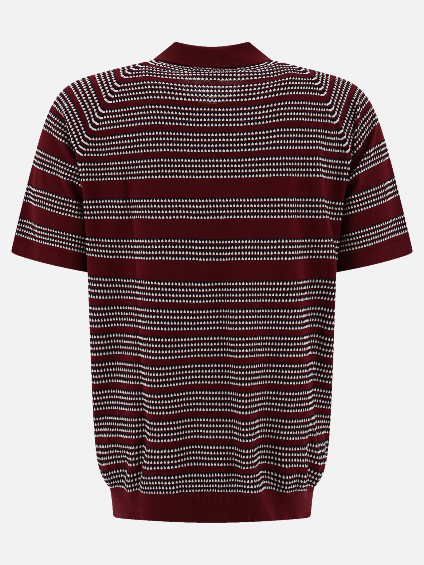 Polo shirts with buttons Print  Bordeaux - Beams Plus Men | PDP | VIETTI Online Store | Zoom-Modal_2
