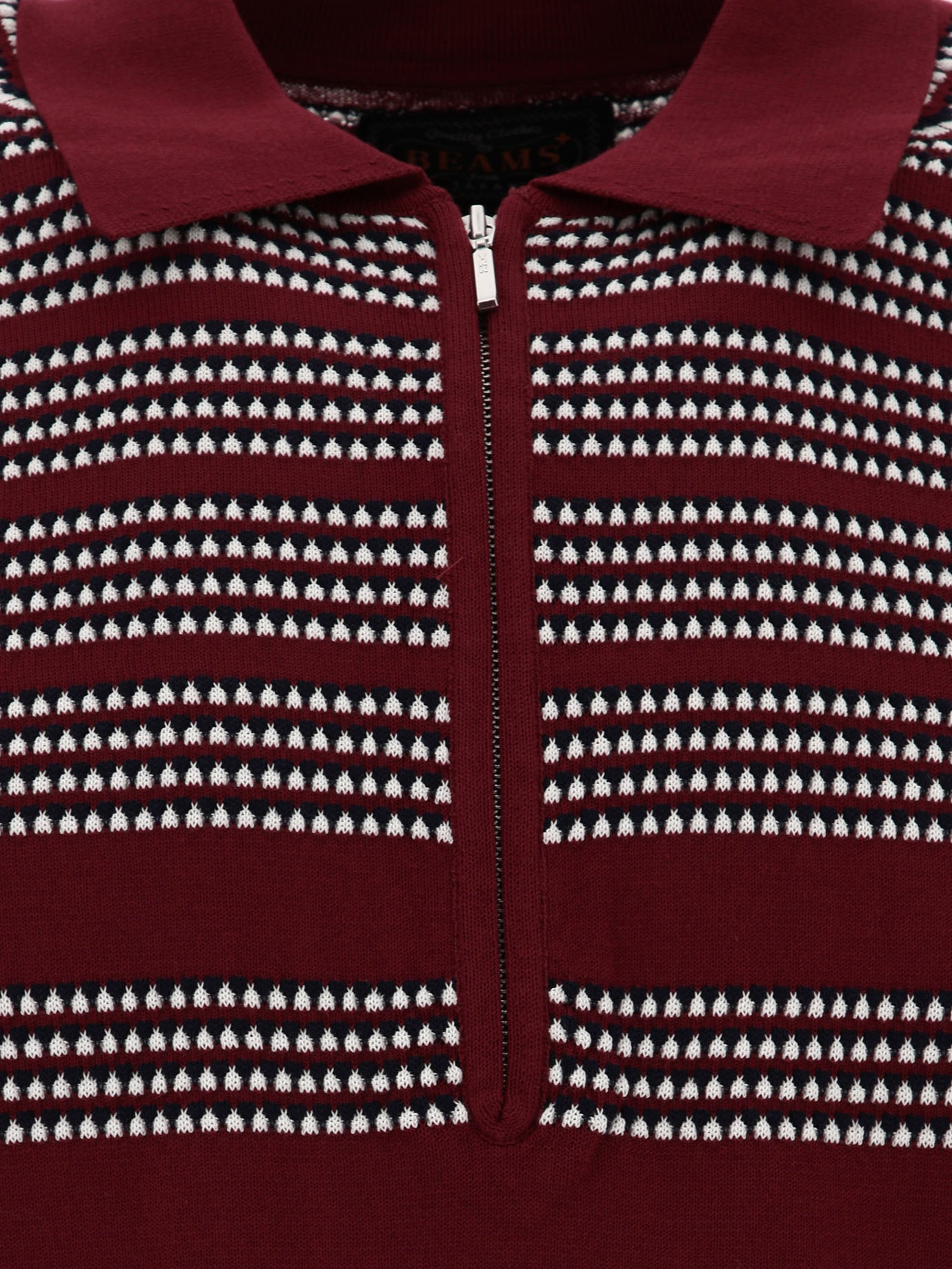 Polo shirts with buttons Print  Bordeaux - Beams Plus Men | PDP | VIETTI Online Store | thumbnail_3
