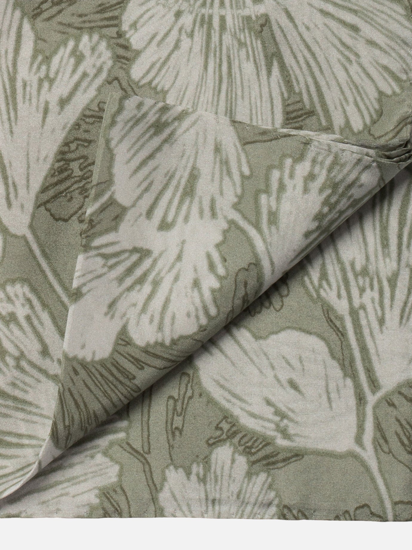 Silk flower print pongée foulard