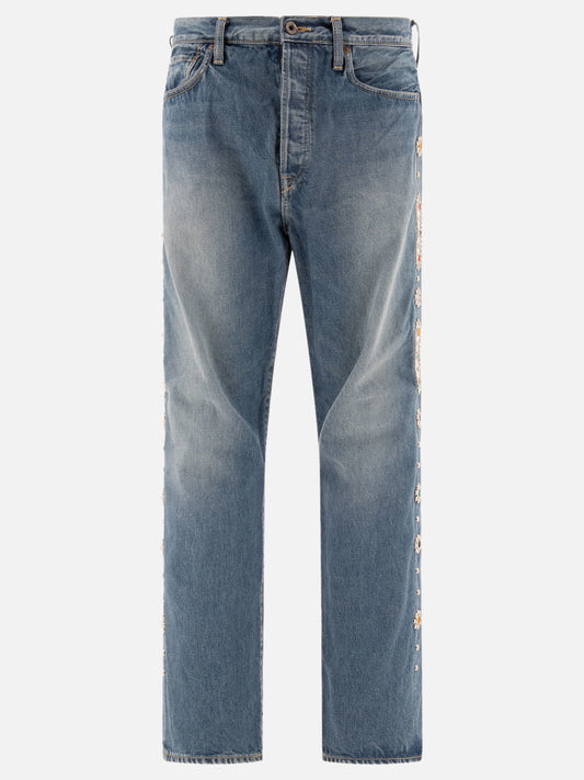 KAPITAL "Monkey Cisco" jeans Light blue